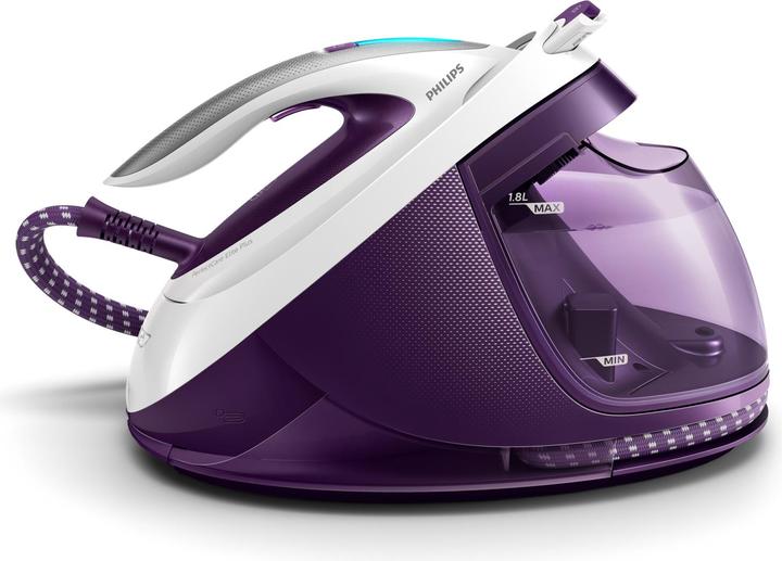 Philips GC9660/30 steam ironing station T-ionicGlide soleplate Purple, White (2700 W, 520 g/min)