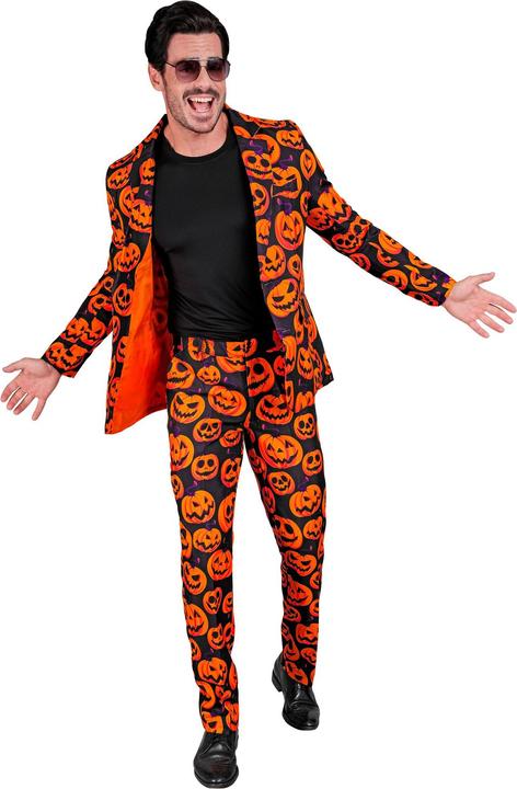 Widmann Costume Halloween citrouille avec veste et pantalon (M)
