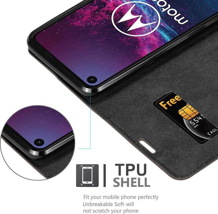Productafbeelding Cadorabo Boek Onzichtbare Magneethoes (Motorola Een Actie)