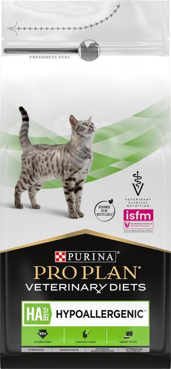Actual product image Purina VETERINARY DIETS Feline HA Hypoallergenic dry food for cats 1.3kg Adult (Adult, 1 pcs., 1300 g)
