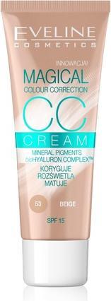 Eveline Magical Colour Correction CC Cream SPF15 multifunkcyjny podkład 53 Beige 30ml (53 beige)