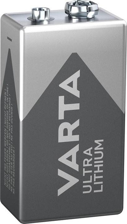 Actual product image Varta ULTRA Lithium (1 pcs., 9V Block, 1200 mAh)