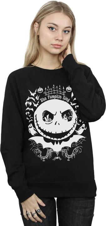 Actual product image Disney Womens/Ladies Nightmare Before Christmas Jack The Pumpkin King Sweatshirt (S)
