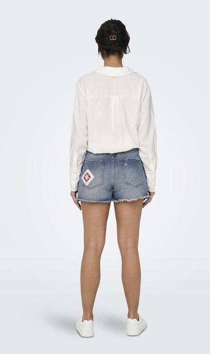 Actual product image Only ONLZUMA Hohe Taille Normal geschnitten Jeans-Shorts Jeans-Shorts (L)
