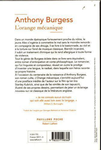 Actual product image L'orange mécanique (French, Burgess Anthony, 2017)