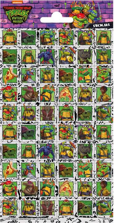 Produktbild Totum Aufkleberblatt Teenage Mutant Ninja Turtles