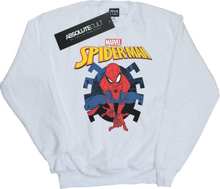 Produktbild SpiderMan Web Shooting Emblem Logo Sweatshirt (XXL)