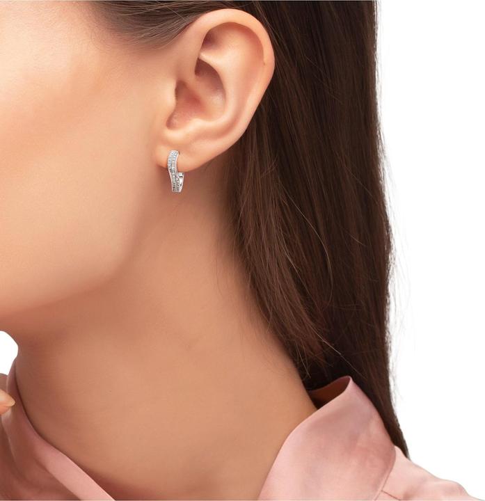 Produktbild Amor Creolen (Zirkonia, Silber)