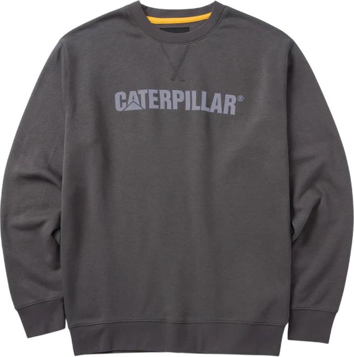 Cat Mens Logo Midweight Crew Neck Jumper