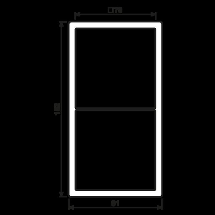 Image du produit JUNG Cadre 2f LS982WWM blanc neige