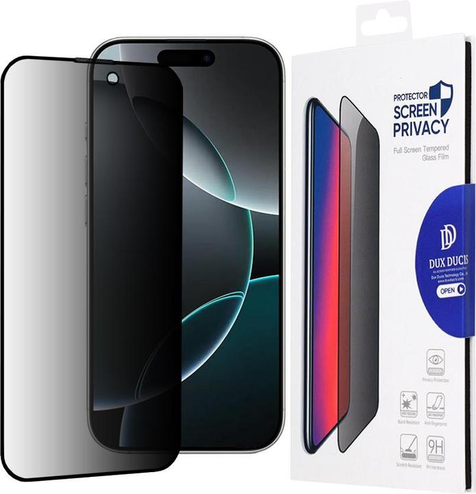 Actual product image Dux Ducis Privacy glass (1 Piece, Apple iPhone 16 Pro)