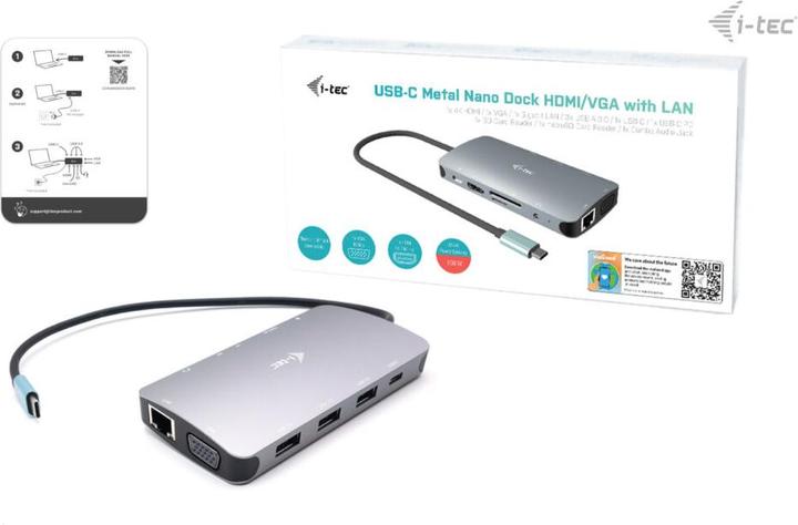 Produktbild i-tec Nano Dock (USB-C, 3 Ports)