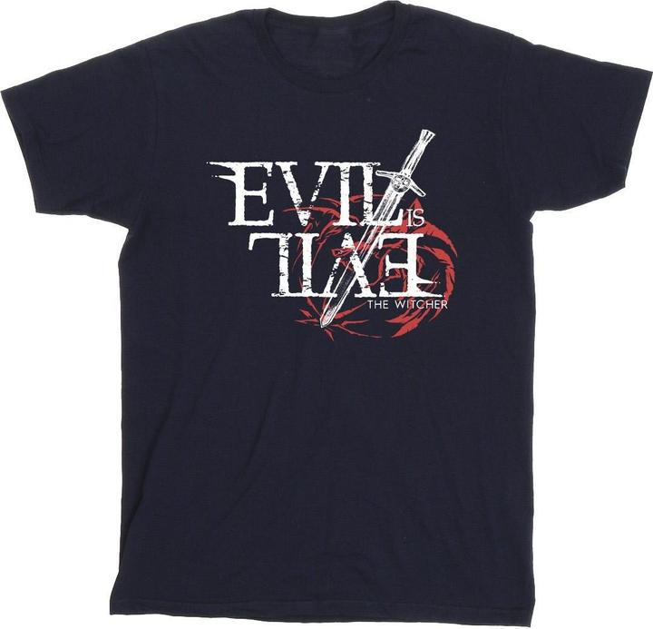 Produktbild Netflix The Witcher Evil Is Evil TShirt (M)