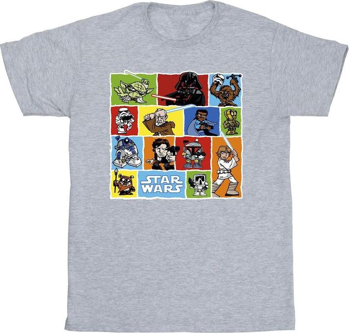 Produktbild Star Wars Comic Drawing Montage TShirt (M)