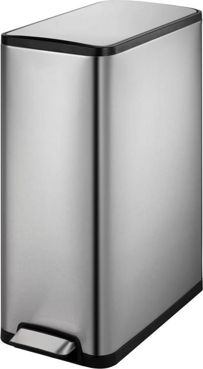 Image du produit EKO Système de tri des déchets Ecoslim Poubelle à pédale en inox 2 x 20 L avec revêtement (40 l)