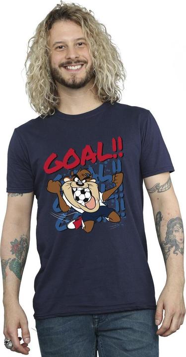 Immagine prodotto Looney Tunes Taz Goal Goal Goal Maglietta Uomo (3XL)