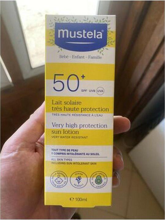 Image du produit Mustela Lait solaire (Lait solaire, SPF 50+, 100 ml, 126 g)