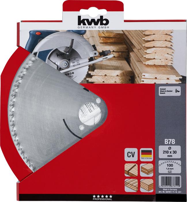 Produktbild kwb ø 210 x 30 mm, Z72, 1 Stk.