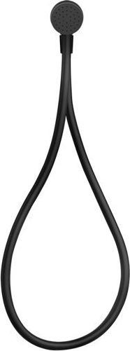 Produktbild Gessi HI-FI, Wandanschlussbogen-Set 1/2, schwarz mattem Brauseschlauch 1,50 m, Antikalk-Handbrause u (9 l/min)