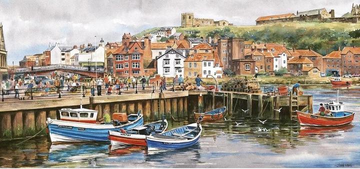 Immagine prodotto Gibsons Puzzle panoramico Whitby, Yorkshire 636 pezzi (636 pezzi)
