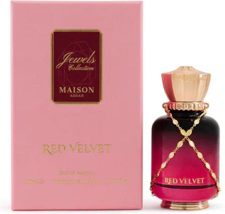 Actual product image Maison Asrar RED VELVET EDP 100 ML (Eau de parfum, 100 ml)