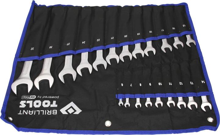 Actual product image Brilliant Tools Combination wrench, 21 pcs. (19 mm, 8 mm, 10 mm)