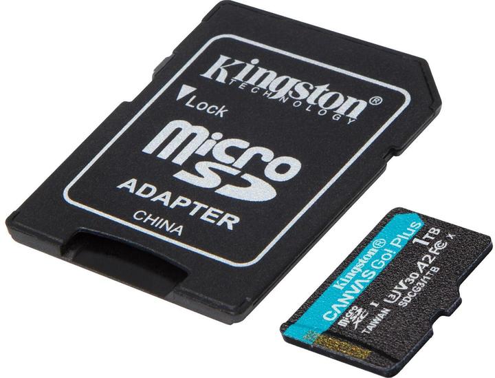 Immagine prodotto Kingston Canvas Go Plus (1000 GB, microSDXC, U3, UHS-I)