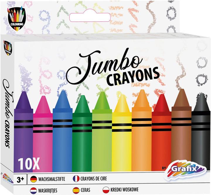 Immagine prodotto Grafix Pastelli Jumbo Artist, 10 pezzi. (10 x)