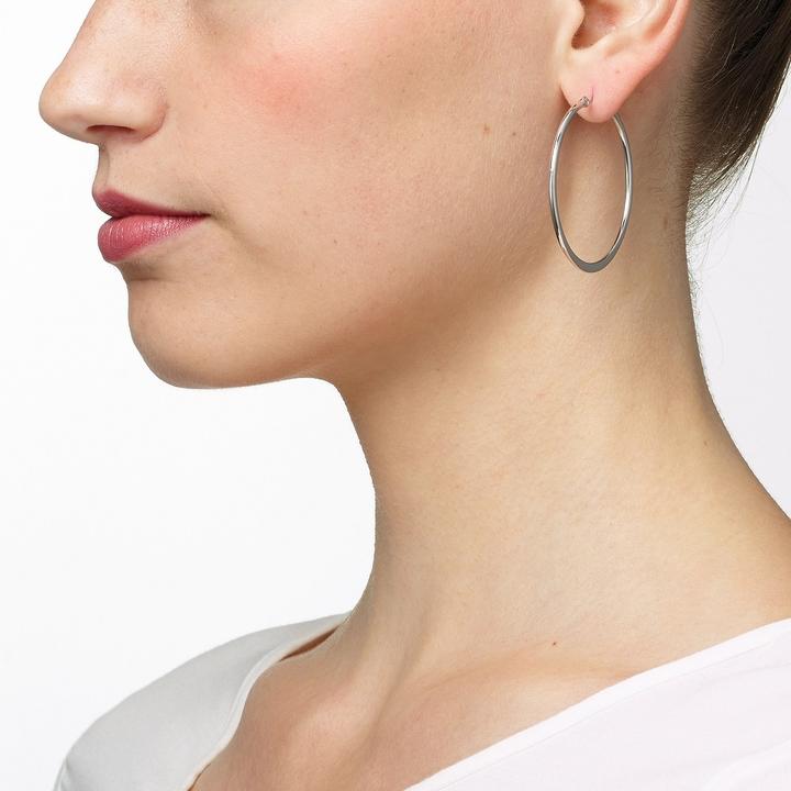 Image du produit Heideman Créole d'oreille 40 rose doré (100% acier inoxydable)