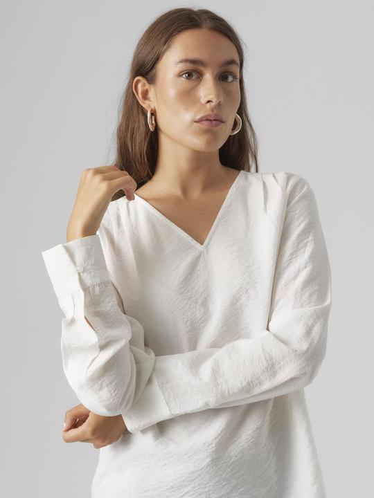 Image du produit Vero Moda Vmlena Ls Pleat Top Wvn Noos Top (L)