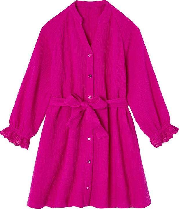 Produktbild Vertbaudet Mädchen Kleid aus Musselin mit Lochstickerei (92)