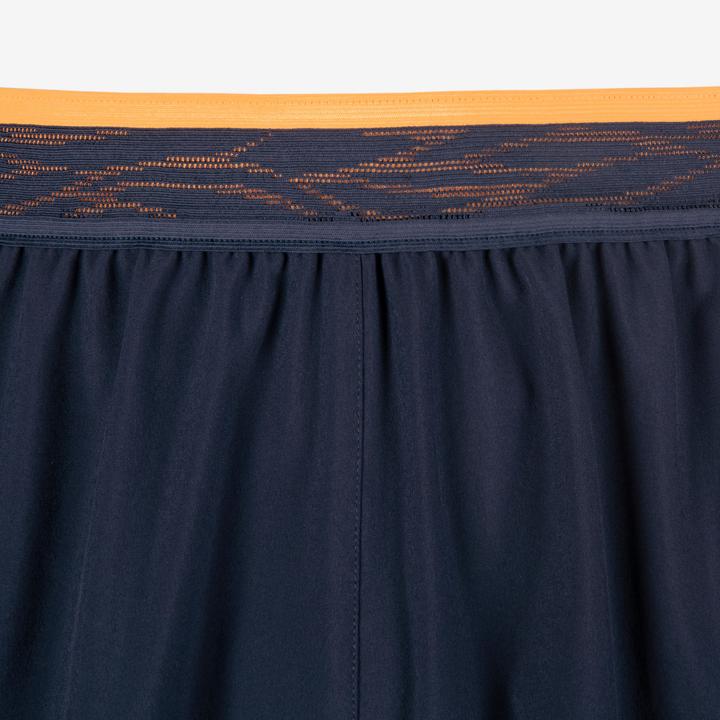 Produktbild Kipsta Damen/Herren Fussball Shorts - CLR marineblau/orange (L)