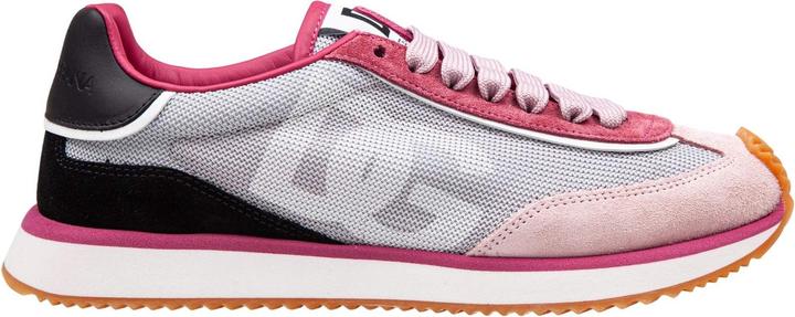 Produktbild Dolce & Gabbana dragon sneakers in mixed materials in grey and fuchsia (37)