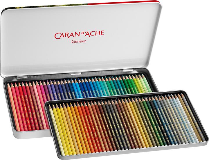 Produktbild Caran d'Ache Prismalo Aquarelle Metallschachtel (Mehrfarbig, 80 x)