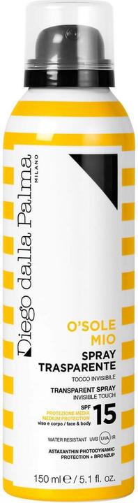 Produktbild Diego dalla Palma Sun - O'SOLE MIO Protective Transparent Spray SPF15 (Sonnenspray, SPF 15, 150 ml)