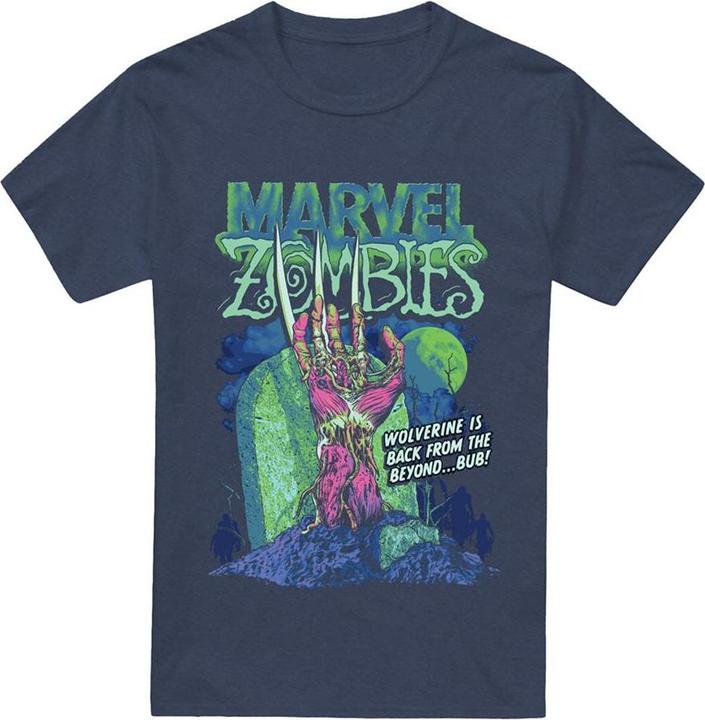 Actual product image Marvel Comics Unisex Adult Wolverine Grave T-Shirt (M)