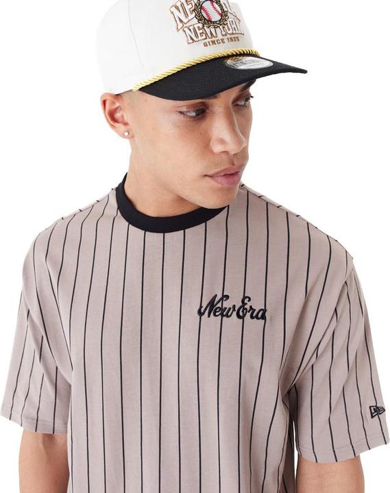 Produktbild New Era Oversized Shirt - PINSTRIPE ash brown - XL (XL)
