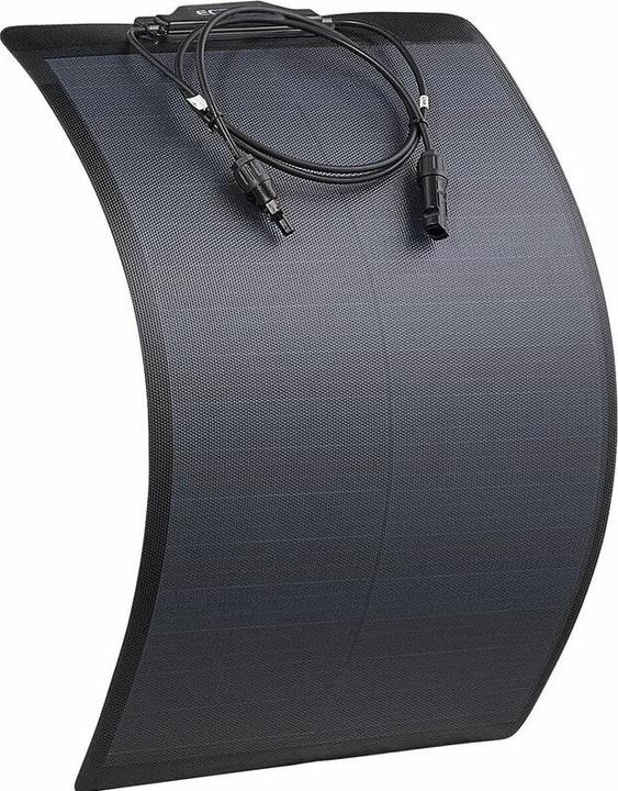 Actual product image Ective Shingle Solar Panel Flexible 12V 30W Flexible Solar Panel Shingle Technology (30 W, 0.90 kg)