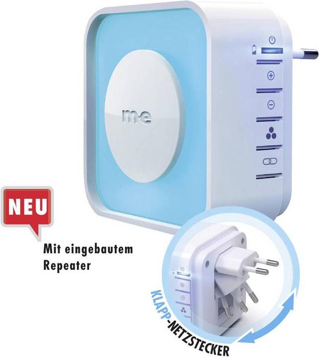 Actual product image Modern-Electronics Mobile receiver for radio doorbells with flip plug (Funk)
