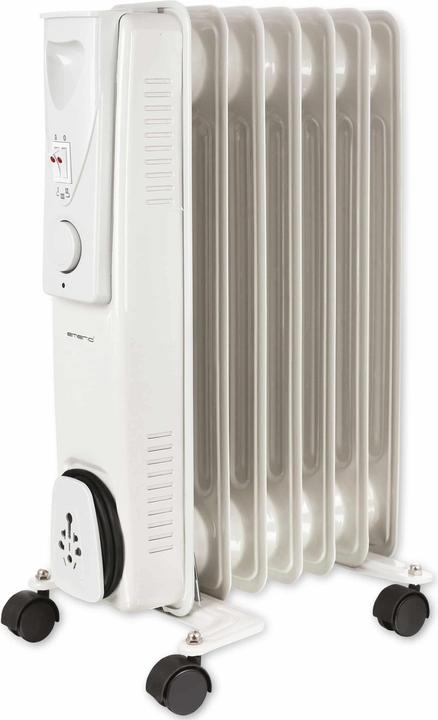 Emerio Radiateur à huile 7 ailettes. Thermostat (1500 W)