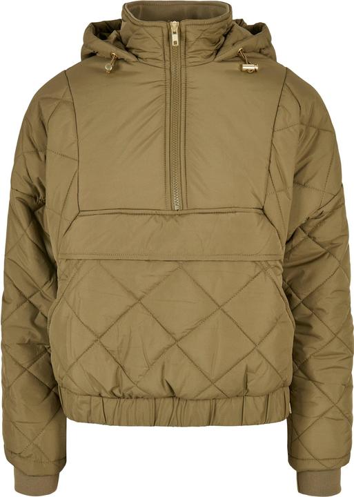 Actual product image Urban Classics Ladies Oversized Diamond Quilted Pull Over Jacket (4XL)