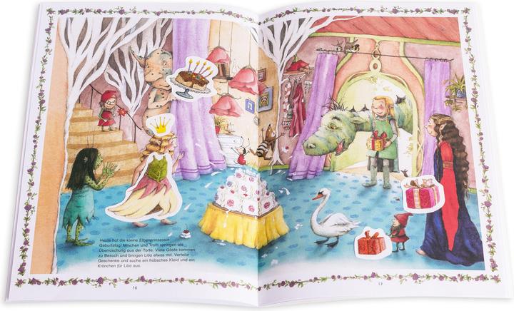Image du produit Lilia, la petite princesse elfe. Des autocollants pailletés pour s'amuser. Créez le monde magique