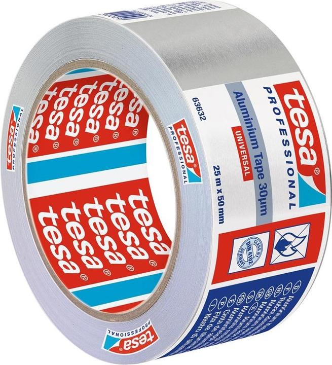 Immagine prodotto tesa Nastro adesivo in alluminio Universal 63632 con liner Lunghezza 25 m Larghezza 50 mm (50 mm)