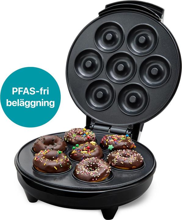 Produktbild Champion Donutmaker Keramik 7 Donuts 700W DM400 Schwarz (EU-Stecker)