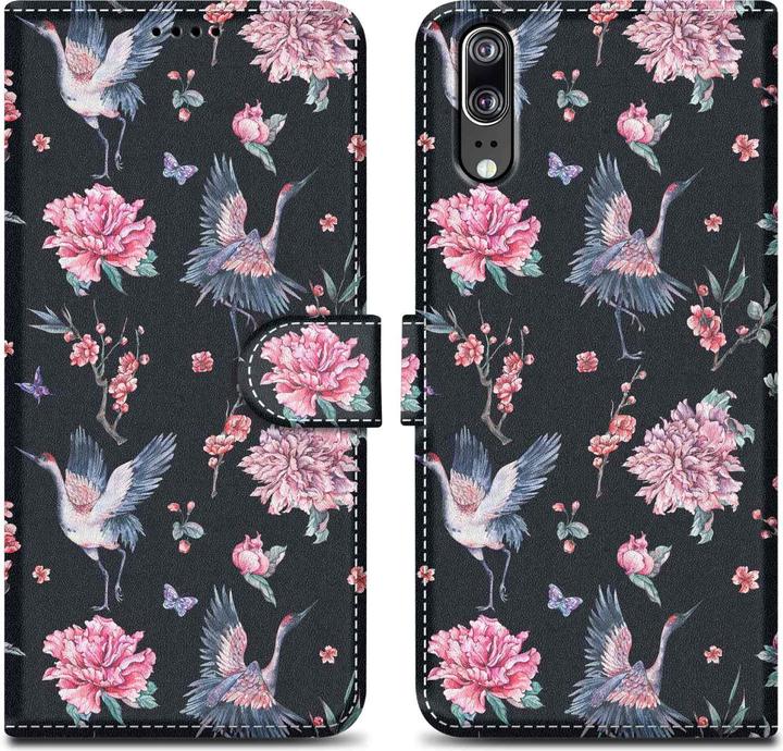 Kranich & Blumen No. 9