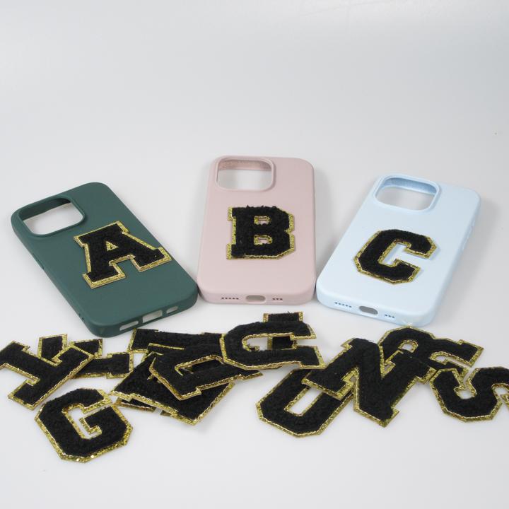 Produktbild PhoneLook Sticker Aufkleber für Handy/Tablet/Computer 3D gestickt Buchstabe M
