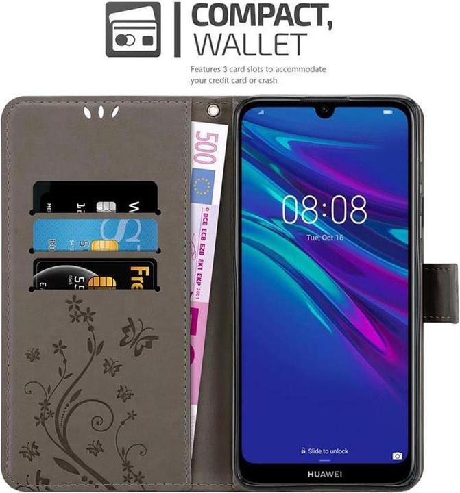 Immagine prodotto Cadorabo Copertina del libro di fiori (Huawei Y6 (2019))