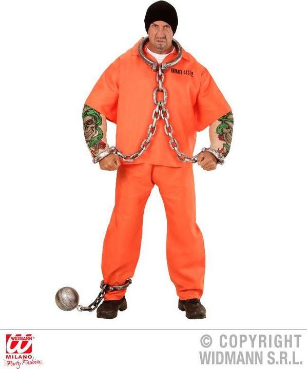 Image du produit Widmann Kostüm Tätowierter Gefangener (XL)
