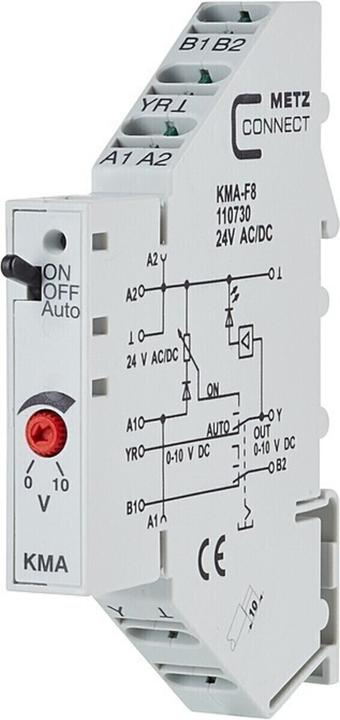 Image du produit Metz Connect Codeur analogique KMA-F8 24 V AC/DC, 0...10 V 110730