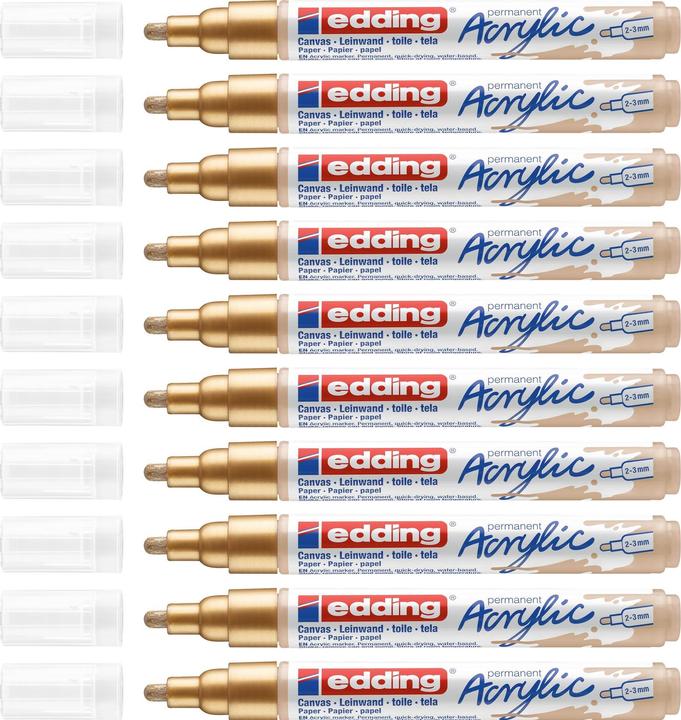 Actual product image Edding Acrylic marker 5100 Medium (Rich gold, 3 mm, 1 x)